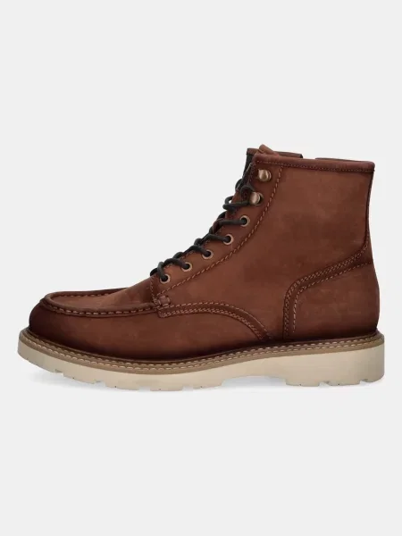 Botine Medicine din piele maro