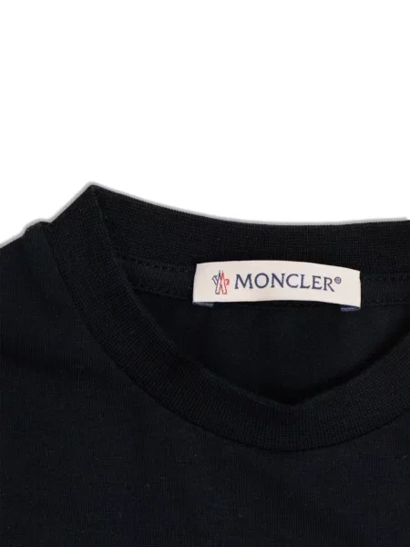 Koszulka dziecięca Moncler Enfant czarna
