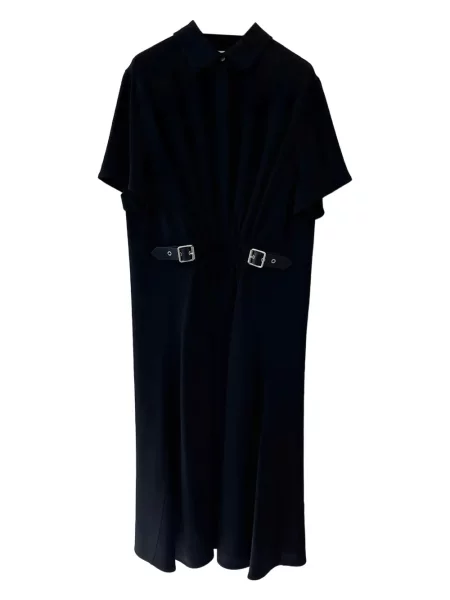 Rochie midi Loewe cu cataramă până la genunchi de costum negru