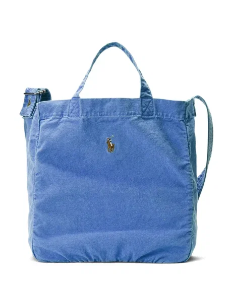 Krótka czapka z daszkiem Polo Ralph Lauren w jodełkę jednorzędowa niebieska