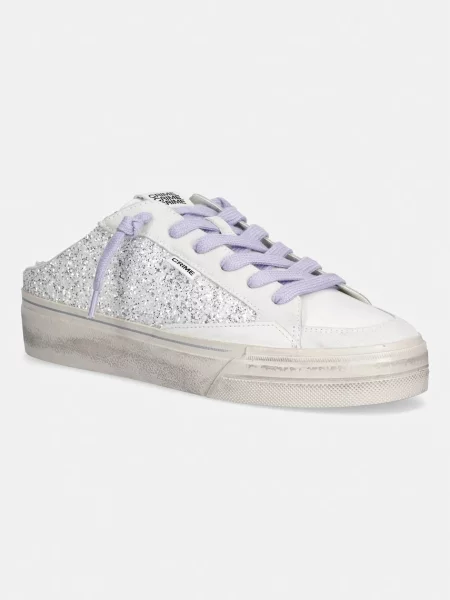 Crime London DELUXE SABOT sneakers pentru femei alb