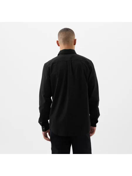 Риза GAP Stardard Oxford Shirt True Black M черно