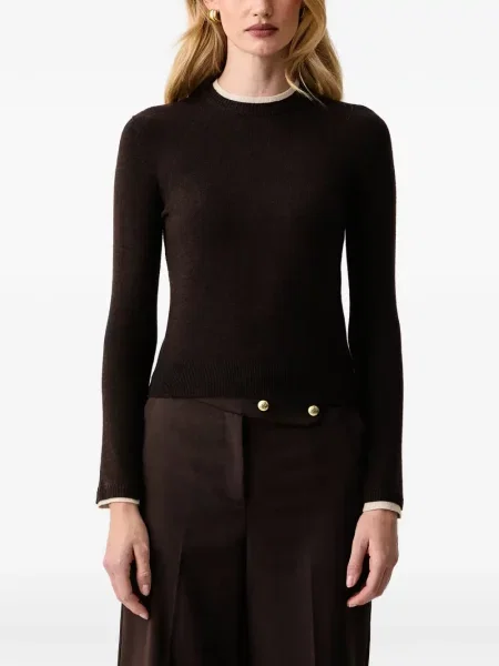 Πουλόβερ Armani Exchange καφέ