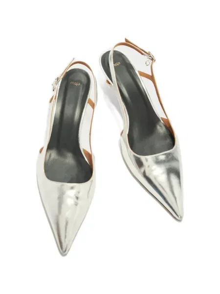 Pantofi cu toc Maje slingback