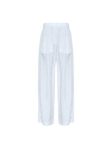 Spodnie Dries Van Noten niebieskie