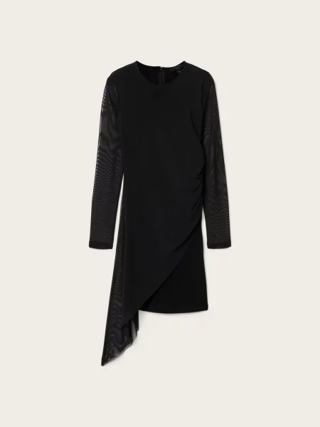 Платье мини All Saints черное