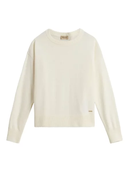 Pulover Woolrich cu decolteu rotund