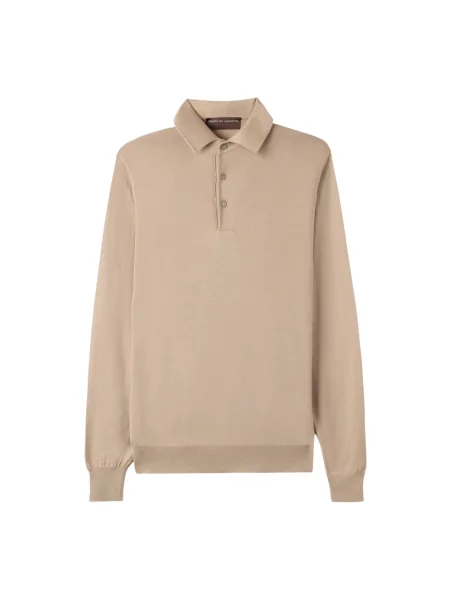 Sweter Filippo De Laurentiis wełniany beżowy