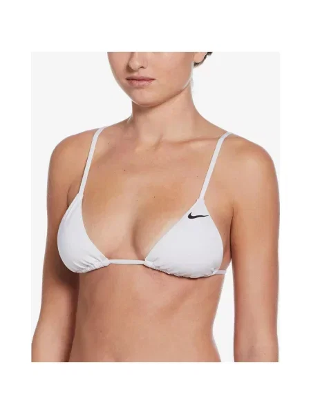 Góra bikini Nike Swim Essentials Triangle L biały
