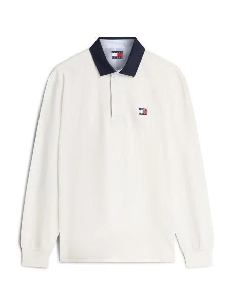 Tricou polo Tommy Jeans roșu