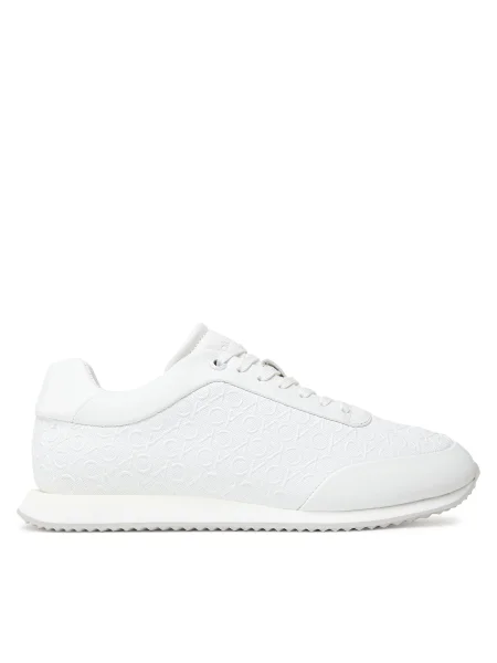 Sneakersy Calvin Klein biela