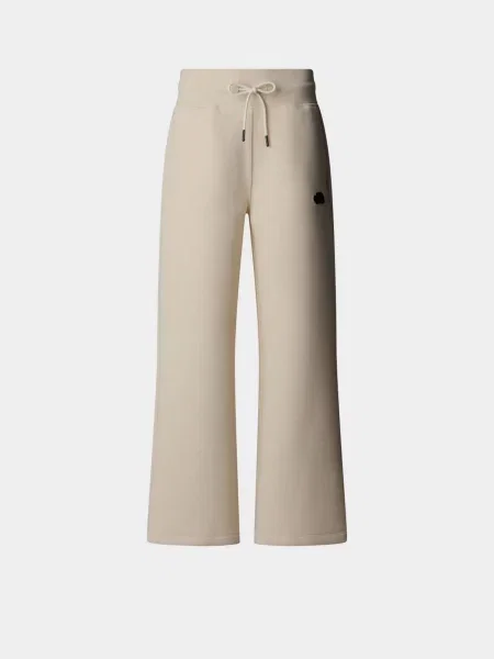 Штани спортивні The North Face бавовна/поліестер білий