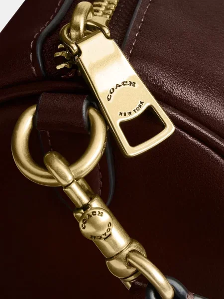 Coach сумка крос-боді шкіряна Barrel