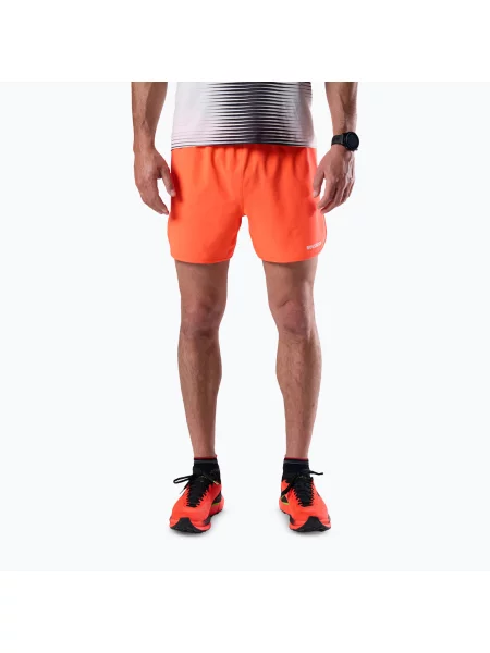 Pantaloni scurți de alergare pentru bărbați Rossignol Sapa 5" neon red roșu