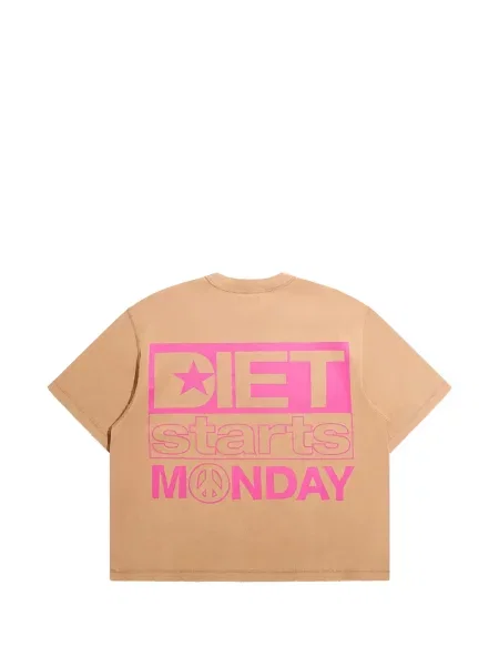 Scurt tricou Diet Starts Monday cu imagine
