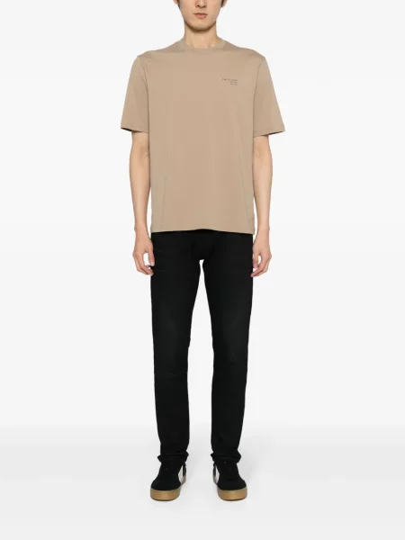 Raštuotas marškinėliai Rag & Bone ruda