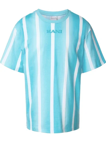 Karl Kani Tricou azuriu alb