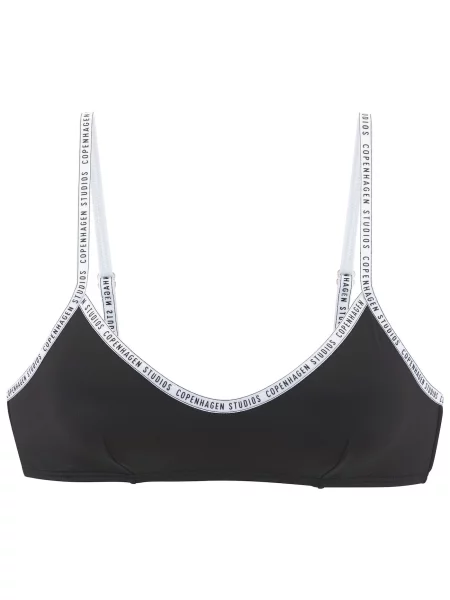 Copenhagen Studios Sutien costum de baie negru alb