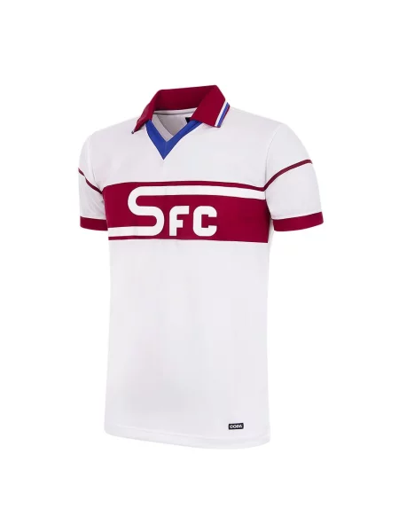 Koszulka retro piłkarska dla dorosłych Servette FC Goście biały