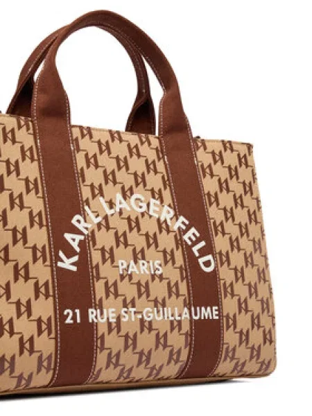 KARL LAGERFELD Kabelka hnedá