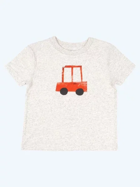 MelaDi Majica Rotes Auto vuneno bijela
