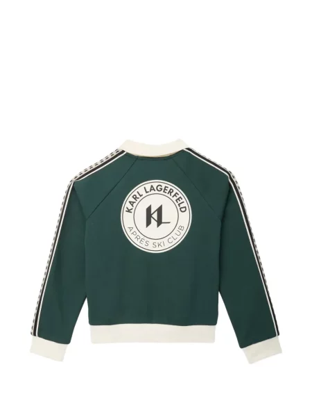 Sweter dziecięcy Karl Lagerfeld zielony