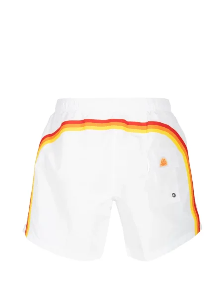 Slip de baie Sundek cu autograf alb
