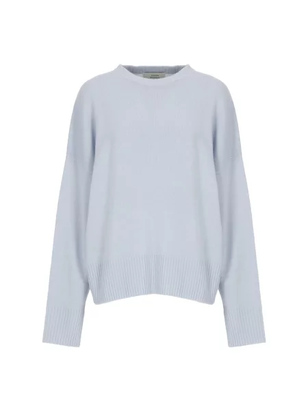 Sweter Loulou De Saison z kaszmiru niebieski