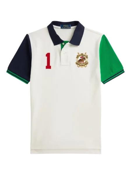 Koszulka polo dziecięca Polo Ralph Lauren biała