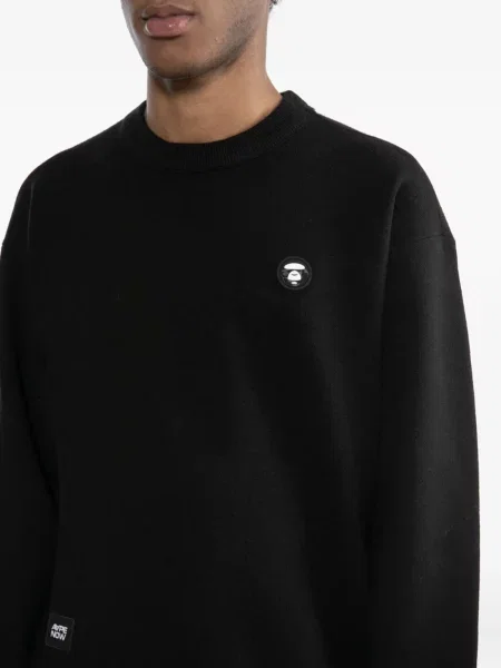 Hanorac Aape By A Bathing Ape cu petice negru