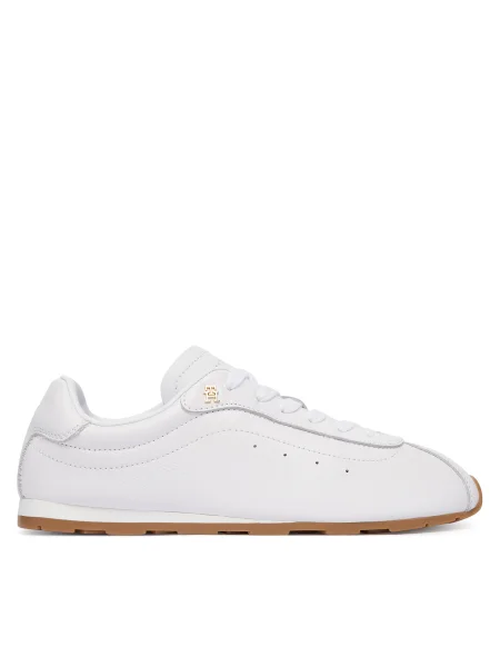 Sneakerși Tommy Hilfiger din piele alb