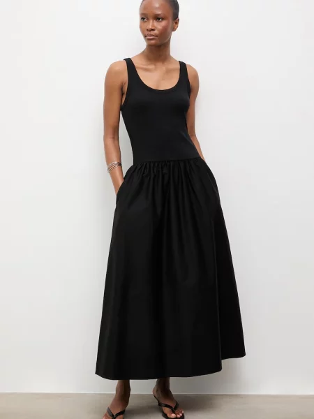 Answear.LAB sukienka letnia z kolekcji Unscripted czarna
