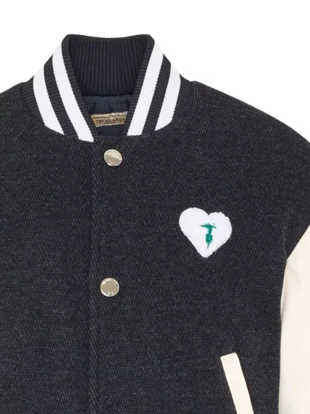 Kurtka bomber dziecięcy Trussardi niebieski