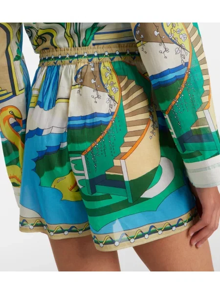 Pantaloni scurți Tory Burch cu imagine