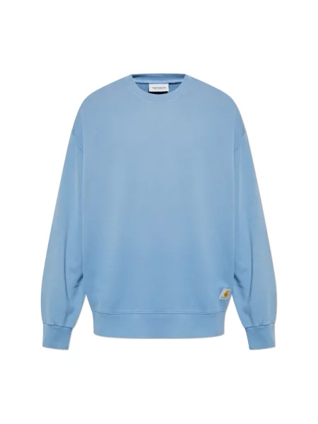 Bluza Carhartt Wip z długim rękawem niebieska