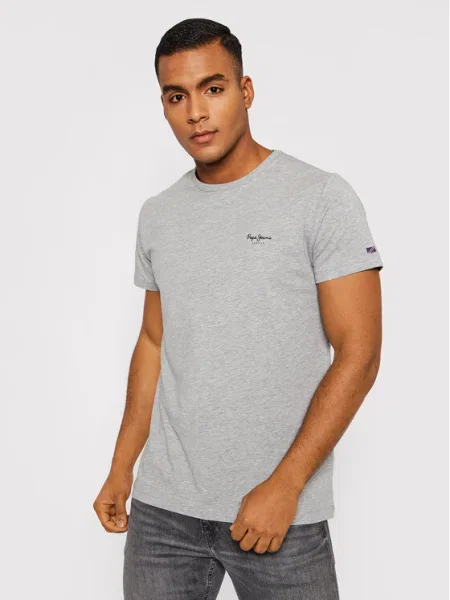 Tričko Pepe Jeans sivá