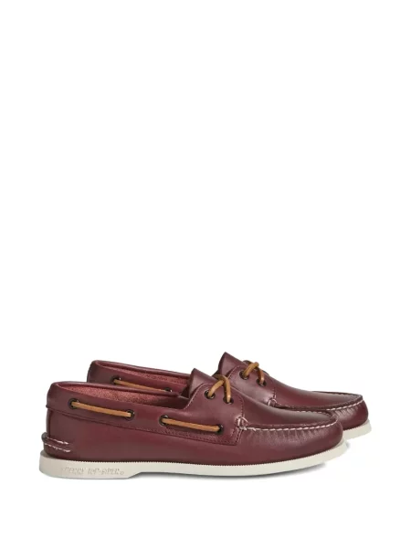 Pantofi Sperry Top-sider din piele roșu