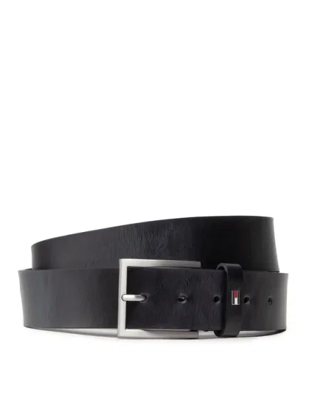 Bőr öv Tommy Hilfiger fekete
