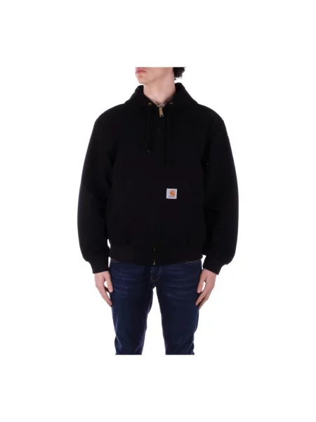 Kurtka przejściowa Carhartt Wip z autografem czarna