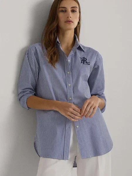 Lauren Ralph Lauren ing női galléros relaxed kék