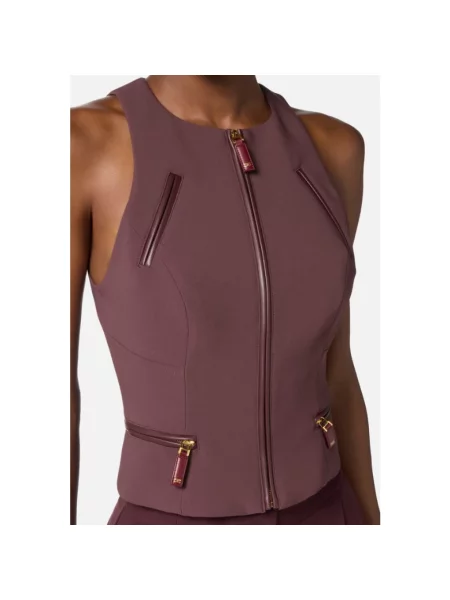 Top Elisabetta Franchi czerwony