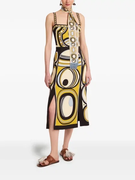 Rochie La Doublej galben