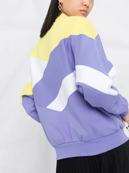 Hanorac Msgm cu imagine cu imprimeu abstract violet