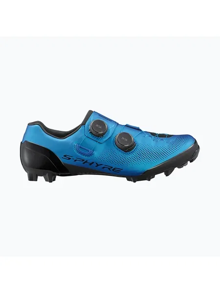 Férfi MTB kerékpáros cipő Shimano kék. Méret: 45 EU kék