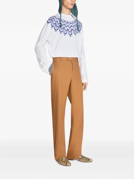 Lung tricou Dries Van Noten alb