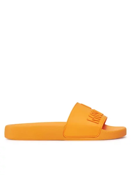 Klapki LOVE MOSCHINO pomarańczowe