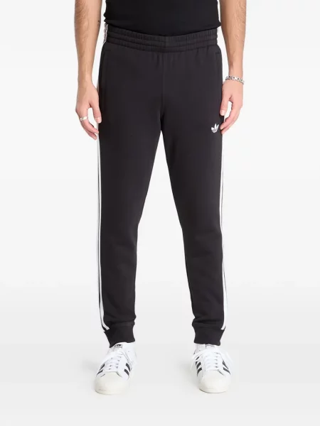 Τρέξιμο fleece μπλούζα Adidas με λαιμόκοψη v μαύρο