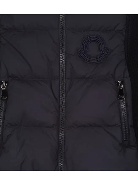 Πουπουλένιο μπουφάν Moncler Enfant μπλε