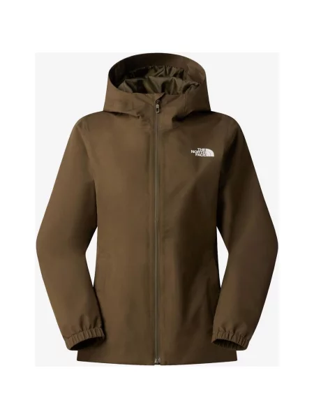 Kurtka z kapturem The North Face Quest Mono zielonobrązowy XS brązowa