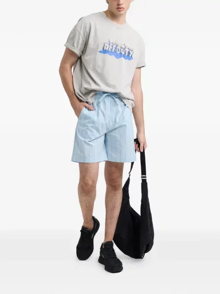 Pantaloni scurți Off Duty cu dungi albastru